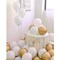 100 Pack White Balloons Kit, 10 Inch, Natural Rubber Latex for Party Decor